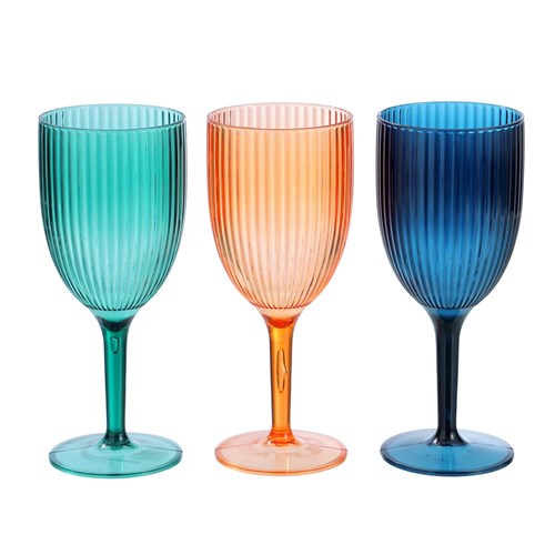 PALM DECO WINE GOBLET 400ML