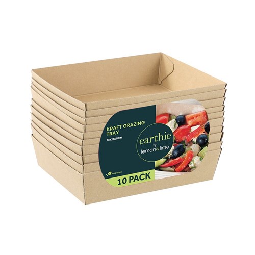 ECO KRAFT FOOD SERVING TRAY