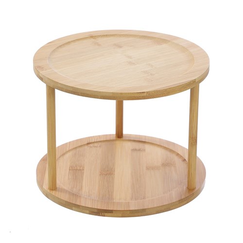 BAMBOO 2 TIER TURNTABLE