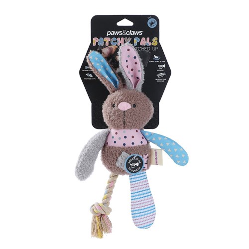 PATCHY PALS PLUSH RABBIT