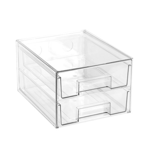 CRYSTAL STACKABLE 2 DRAWER