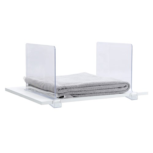 CRYSTAL SHELF DIVIDERS 2PC