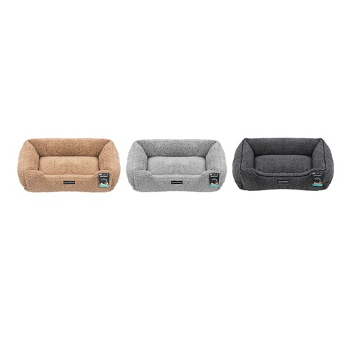 SHERPA WALLED PET BED MED