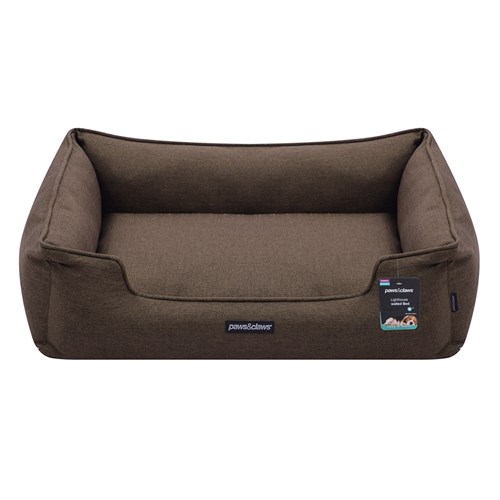 PIA WALLED PET BED LGE BROWN