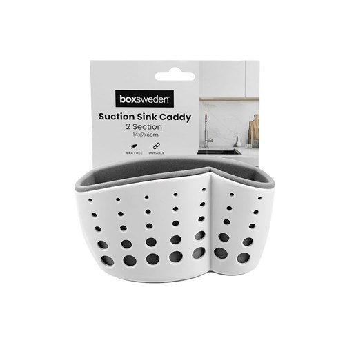 SUCTION 2 SECTION SINK CADDY