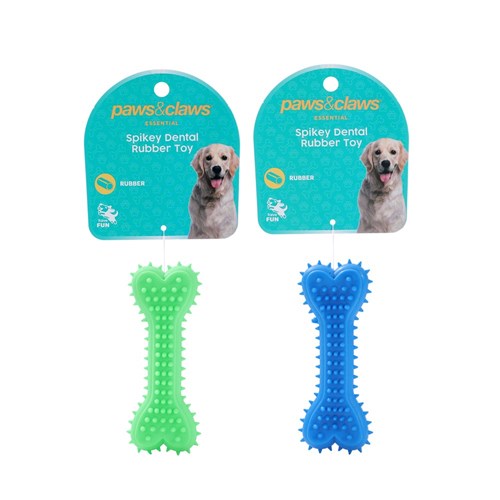 TPR SPIKEY BONE PET TOY