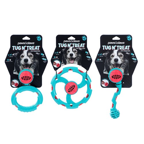 TUG N' TREAT TPR + ROPE TOY