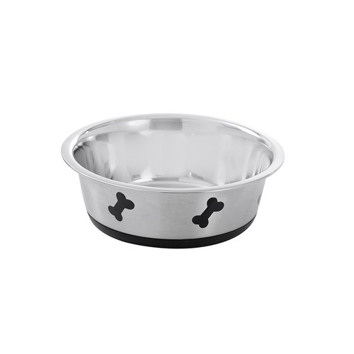 S/STEEL ANTI-SLIP BOWL 800ML