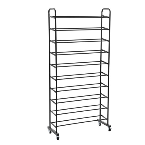 METAL 10 TIER SHOE RACK