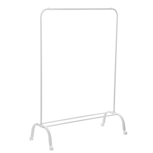 METAL GARMENT RACK WITH WHEELS