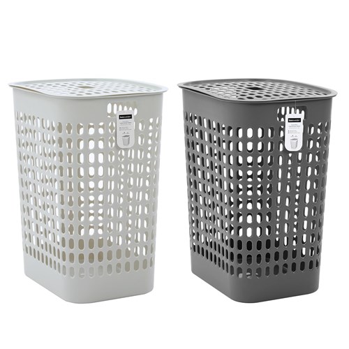 LAUNDRY LARGE HAMPER LIDDED