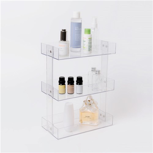 CRYSTAL 3 TIER SHELF