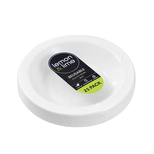 REUSABLE PLASTIC BOWL