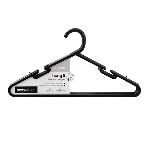 HANGIT PLASTIC HANGERS 8PK