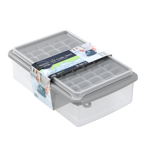ICE CUBE TRAY + HOLDER + SCOOP