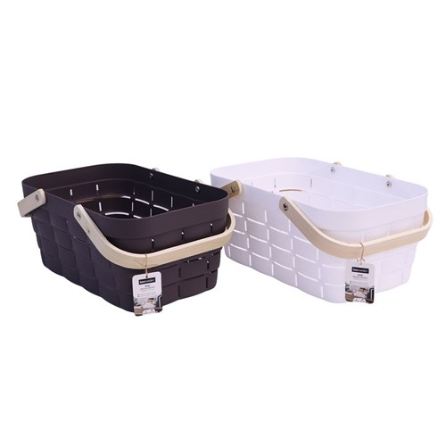 ARLO WEAVE BASKET WOOD