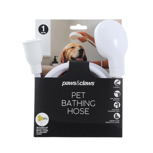 PET BATHING HOSE 1MT HEAD