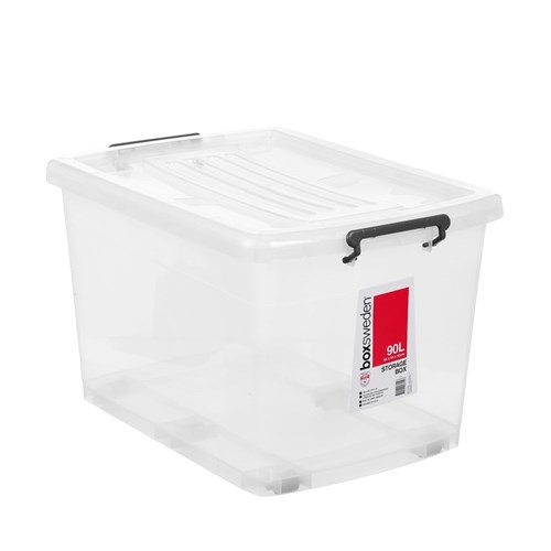 TRANSPARENT STORAGE BOX 90L