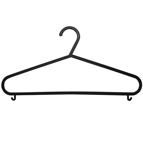 PLASTIC CLOTHES HANGERS 8PK