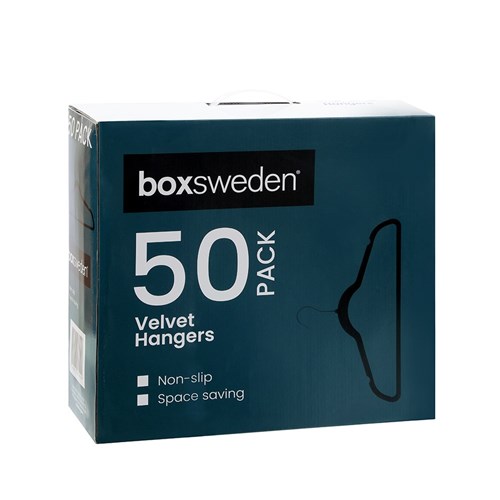 BOXSWEDEN VELVET HANGERS