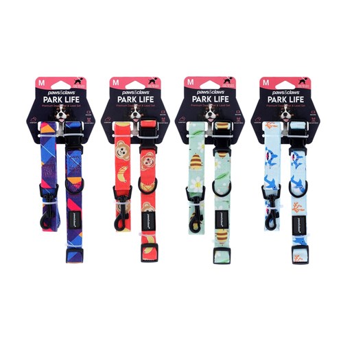 PARK LIFE 4 COLLAR + LEAD SET