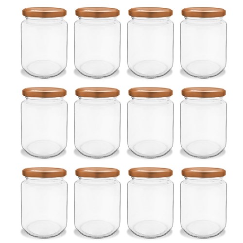 VERONA GLASS JAR 12PK 150ML