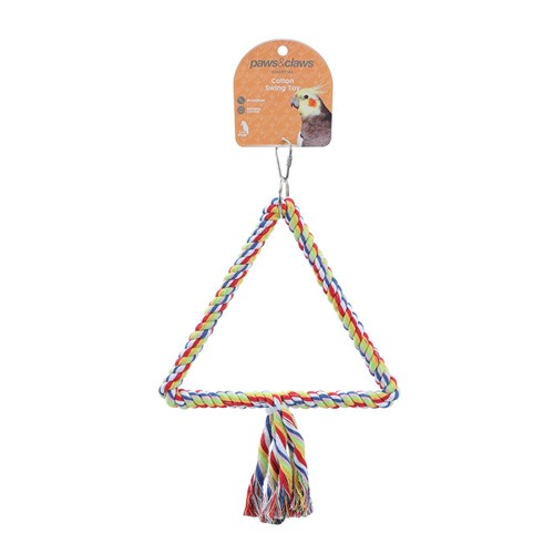 COTTON SWING BIRD TOY