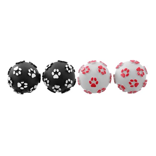 PAW PRINT BALL 2PK VINYL