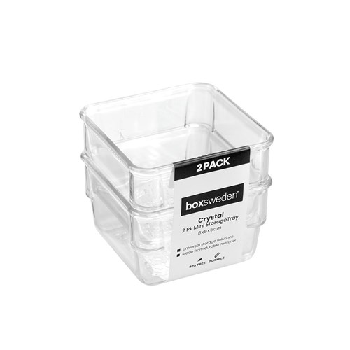 CRYSTAL MINI STORAGE TRAY
