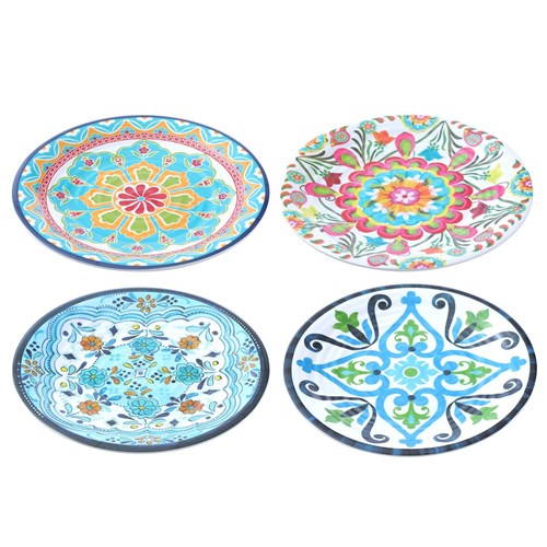 MOROCCAN MELAMINE DINNER PLATE