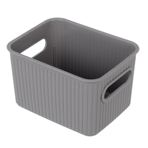 RIBBED STORAGE BASKET 2L
