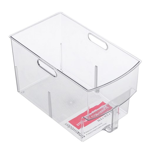 CRYSTAL STORAGE BIN WITH