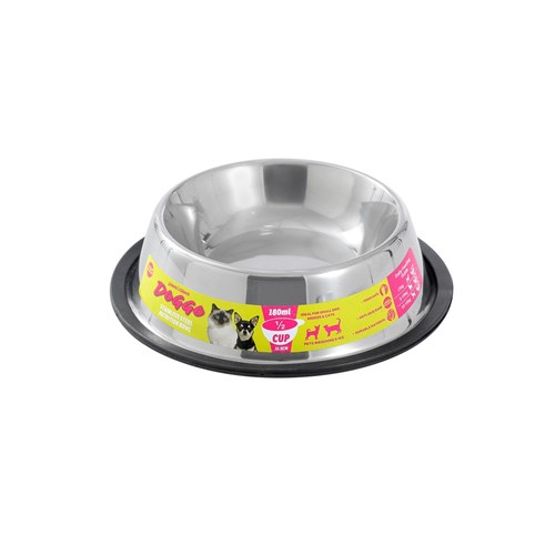 DOGGO STAINLESS STEEL PET BOWL