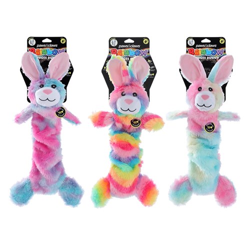 RAINBOW BUNGEE BUNNY PLUSH