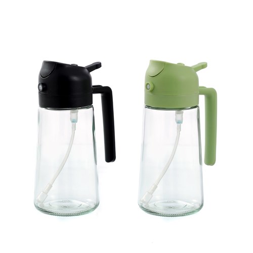 GLASS 2-IN-1 OIL SPRAY & POUR