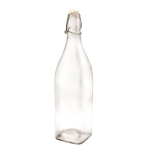 GLASS WATER BOTTLE 1L