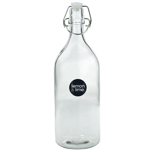 GLASS WATER BOTTLE 1L