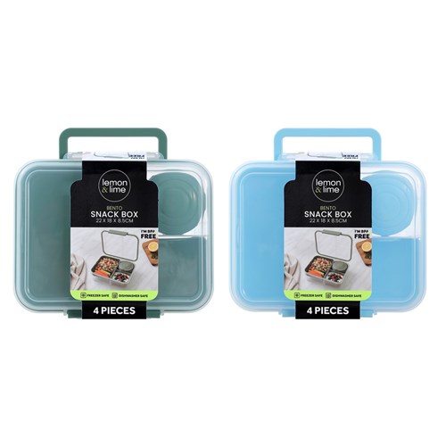 LUNCH BOX WITH CARRY HANDLE