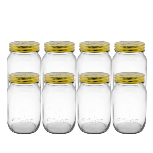 ROMA GLASS CONSERVE JARS