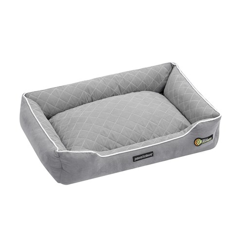 SELF WARMING WALLED BED GREY