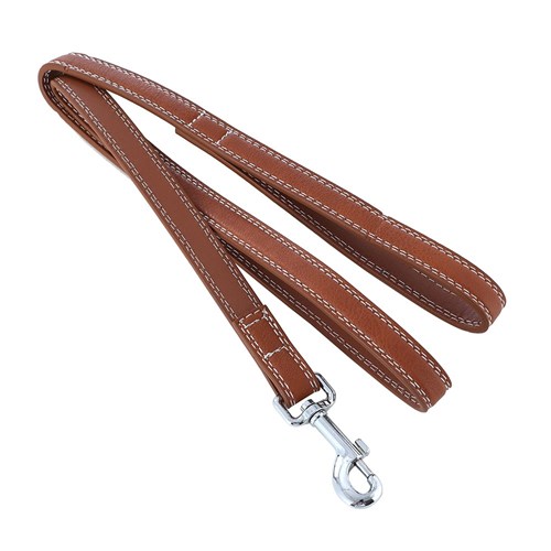 LEATHER LOOK PADDED DOG LEAD