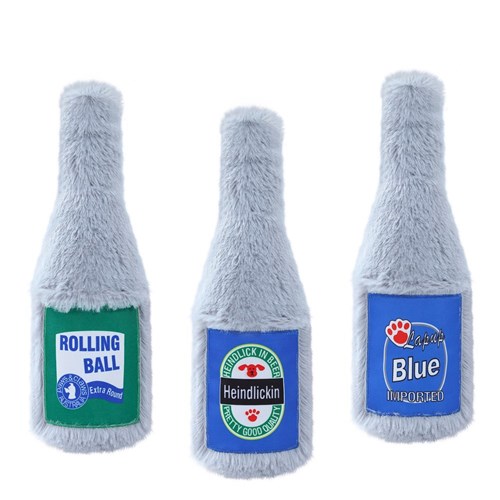 FURRY BEER BOTTLE PLUSH