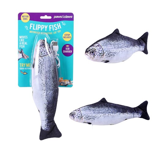 FLIPPY FISH CAT TOY