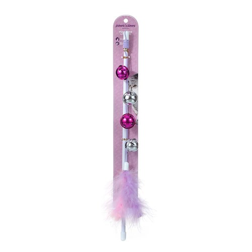 PLAY WAND CAT TOY WITH BELLS