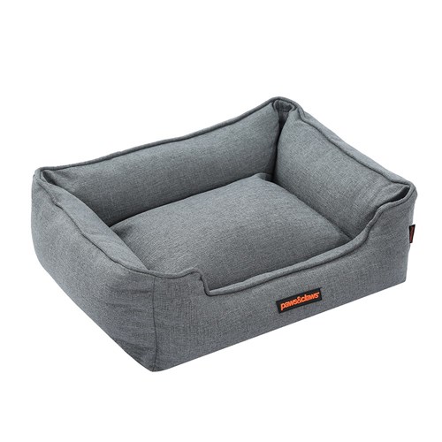 PIA WALLED PET BED MED GREY