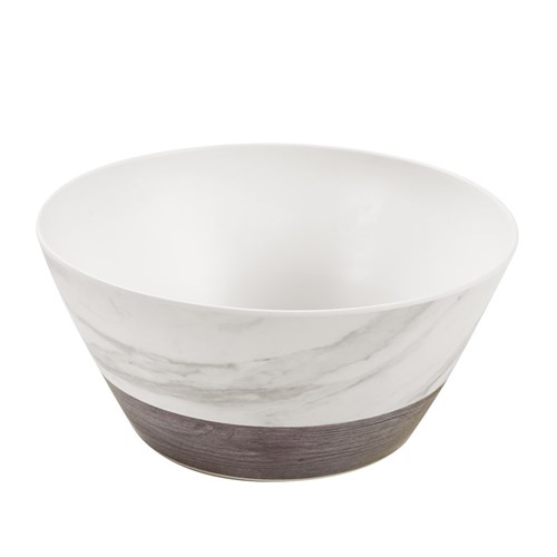 MATTE MELAMINE SALAD BOWL 25CM