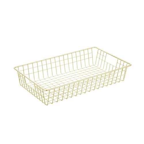 WIRE GOLD STORAGE BASKET