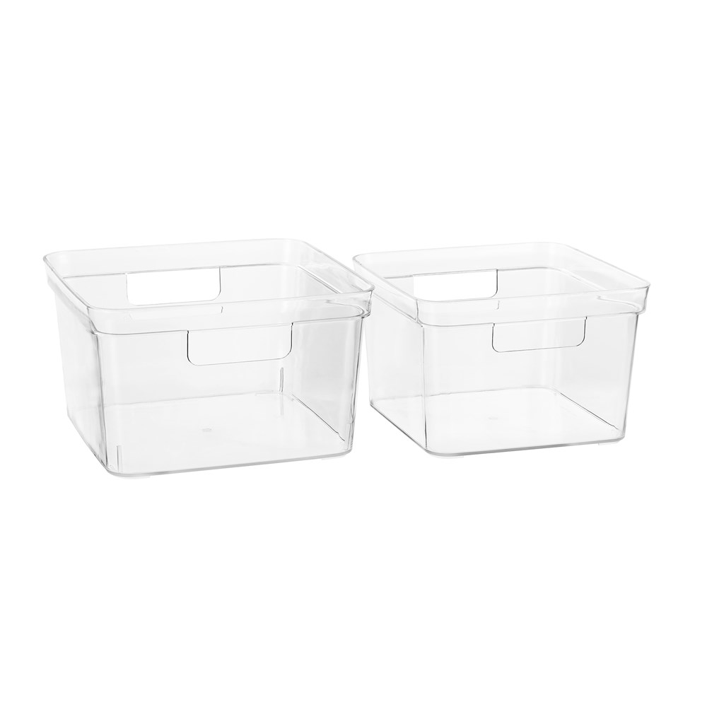 CRYSTAL STORAGE CONTAINER SQR 22X22X14.5CM - Welcome to United Living ...