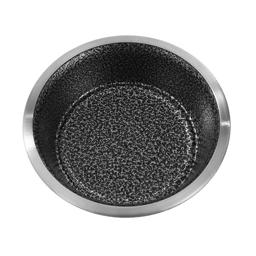 S/STEEL PET BOWL SPECKLED