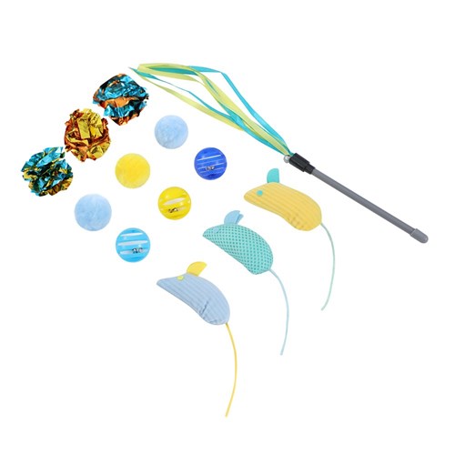 CAT TOY VARIETY PACK 13PC